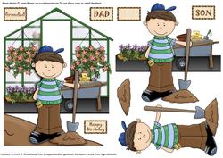 Greenhouse Gardener Shape Card Part 2