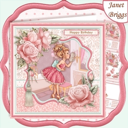 Pretty in Pink 8x8 Mini Kit & Decoupage