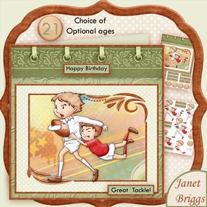 Great Tackle Rugby 8x8 Mini Kit Decoupage & Ages