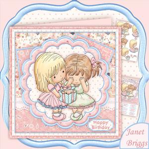 Surprise No Peeping 8x8 Mini Kit & Decoupage