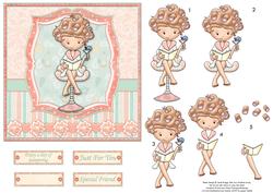 Pampering Day Card Topper & Decoupage