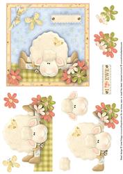 Wedding Anniversary I Love Ewe Decoupage