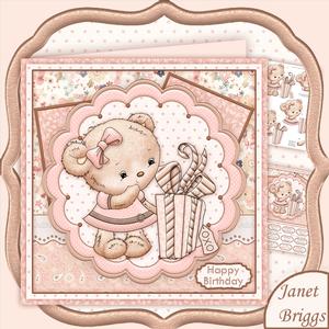 Teddies Pressie 8x8 Mini Kit & Decoupage