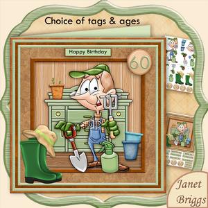 In the Garden Shed 8x8 Mini Kit, Ages & Decoupage