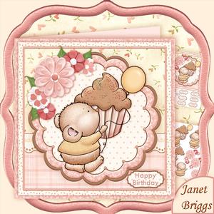 Sprinkles Mouse & Cupcake 8x8 Mini Kit & Decoupage