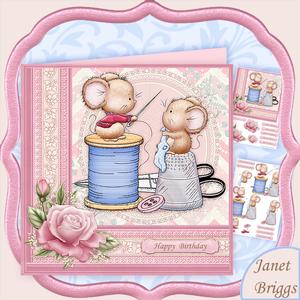 Stitched for You 8x8 Mini Kit & Decoupage