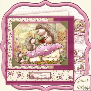 Henry's Mushroom Tea Birthday Get Well Decoupage Mini Kit