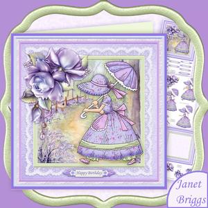 Stroll in Bluebell Woods 8x8 Female Birthday Mini Kit