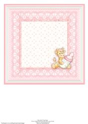 Baby Girl Giraffe Insert for 8x8 Mini Kit on Cup622213_68