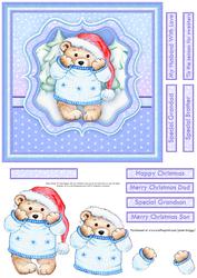 'tis the Season for Christmas Sweaters Male Christmas Card