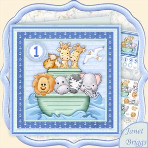Animal Ark Birthday Ages Baby Christening Boy Mini Kit