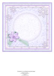 Christmas Insert for Lilac Baubles Collection