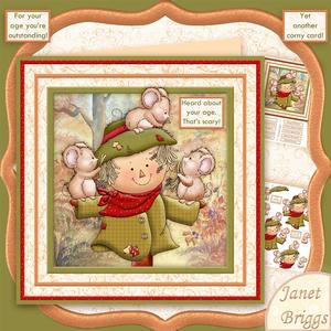 Let's Stuff Him Another Corny Card Humorous Mini Kit