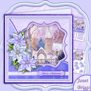 Winter Church 7.5 Christmas Mini Kit & Decoupage