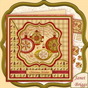 Christmas Contemporary Baubles 7.5 Pyramage Mini Kit
