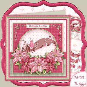 Journey to Bethlehem Christmas 8x8 Mini Kit & Decoupage