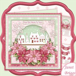 From Our House to Yours Christmas 8x8 Decoupage Mini Kit
