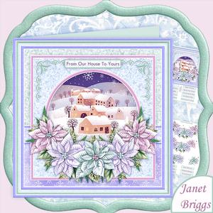 From Our House to Yours Lilac Christmas Decoupage Mini Kit