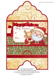 Santas's Buddy Christmas Money Wallet