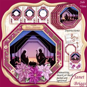 Christmas Nativity & Poinsettia Octatunnel Kit