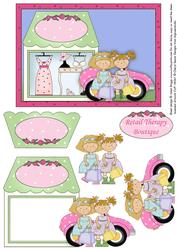 Retail Therapy Topper & Decoupage