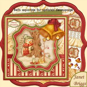 For Santa Christmas 8x8 Mini Kit & Optional Decoupage