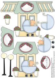 New Baby Boy Shop Shape Card Part 2