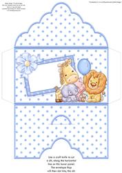 Animal Crew Baby Boy or Boys Birthday Money Wallet
