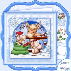 Special Christmas Friendship 8x8 Decoupage Mini Kit