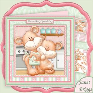Snuggles Decoupage Mini Kit for Various Occasions