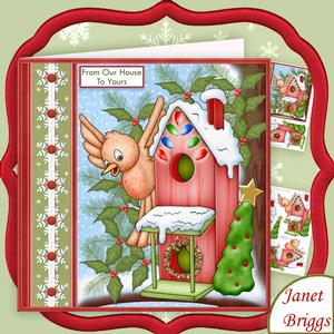 From Our House to Yours Christmas 7.5 Decoupage Mini Kit