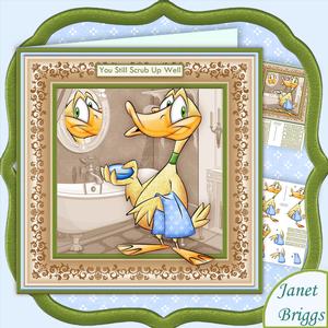 You Still Scrub Up Well Birthday Valentine 8x8 Mini Kit