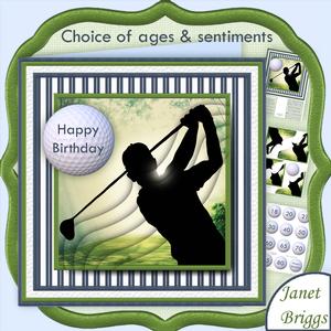 cup659911_68 - Golf Swing with Ages & Pyramage 8x8 Mini Kit for Men