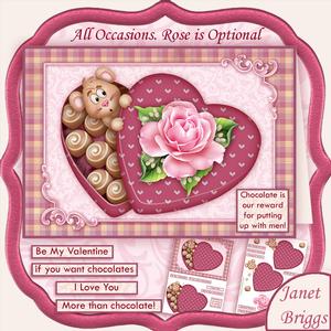 Chocolate Reward for Putting Up with Men A5 Mini Kit