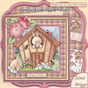 Bunny House New Home, Birthday or Easter Mini Kit