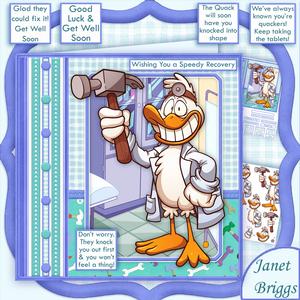 The Quack Will Soon Knock You Into Shape Get Well Mini Kit