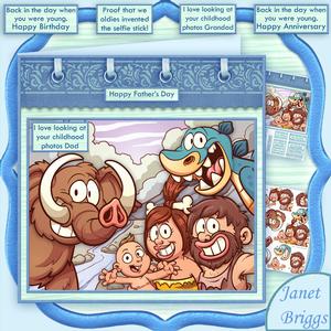 Oldies Selfie 8x8 Mini Kit Various Occasions