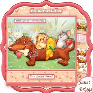Taken for a Ride 7.5 All Occasions Decoupage Mini Kit