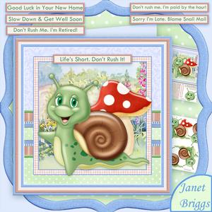 What's the Rush Humorous All Occasions Decoupage Mini Kit