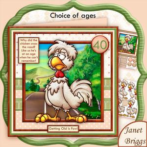 Why Did the Chicken Cross the Road 8x8 Humorous Mini Kit