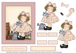 How Does Your Garden Grow Topper & Decoupage