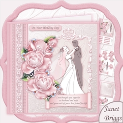 BRIDE & GROOM 1ST DANCE Wedding Day 8x8 Decoupage Mini Kit