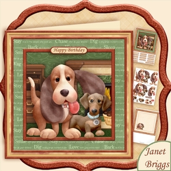 FUR BUDDIES 8x8 Decoupage & Insert Mini Kit