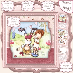 HAVE A FLIPPIN GREAT DAY All Occasions Decoupage & Insert Mini Kit
