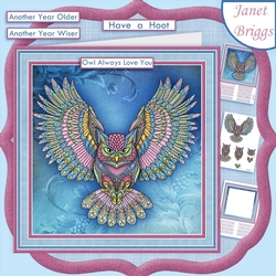 ZEN OWL 8x8 All Occasion Decoupage & Insert Mini Kit