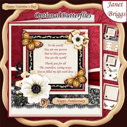 YOU ARE THE WORLD Verse 7.7 Romantic Decoupage & Insert Mini Kit