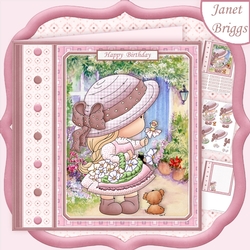 IZZYS SPRING STROLL 7.5 Decoupage & Insert Mini Kit
