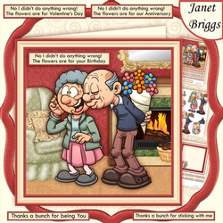 NO I DIDNT DO ANYTHING WRONG 8x8 Humorous Decoupage & Insert Mini Kit