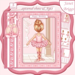 LITTLE BALLERINA 7.5 Decoupage & Insert Mini Kit