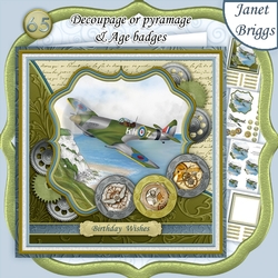 SPITFIRE Decoupage or Pyramage & Ages 7.5 Mini Kit